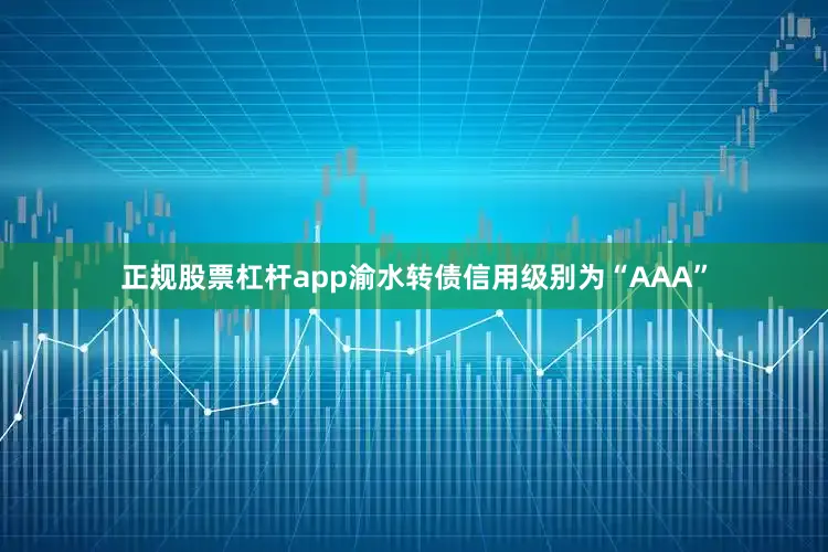 正规股票杠杆app渝水转债信用级别为“AAA”