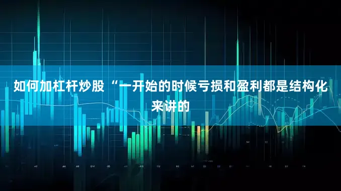 如何加杠杆炒股 “一开始的时候亏损和盈利都是结构化来讲的