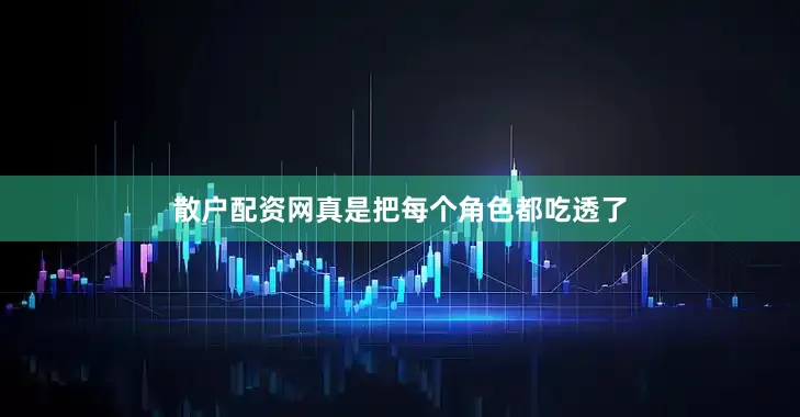 散户配资网真是把每个角色都吃透了